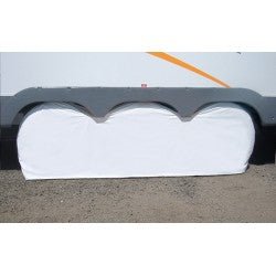 Adco 3982 Triple Axle Tyre Gard 2 - 30" - 32" White - Young Farts RV Parts