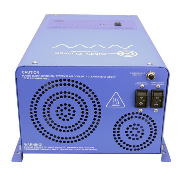 Aims Power PICOGLF15W12V120V Global LF Series Power Inverter/ Battery Charger - 1500 Watt Continuous - Young Farts RV Parts