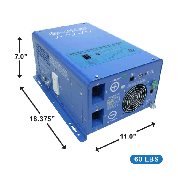 Aims Power PICOGLF3K12050BY Global LF Series Power Inverter/ Battery Charger - 3000 Watt Continuous (Copy) - Young Farts RV Parts