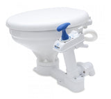 Albin 07-01-002 Marine Series Toilet, White Porcelain/White Thermoplastic Softclose Seat