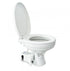 Albin 07 - 02 - 006 Marine Series Toilet, White Porcelain/White Thermoplastic Slow - Close Seat - Young Farts RV Parts