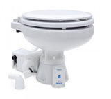 Albin 07-02-008 Marine Series Toilet, White Porcelain/White Wooden Seat