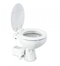 Load image into Gallery viewer, Albin 07 - 03 - 010 Marine Series Toilet, White Porcelain/White Wooden Seat - Young Farts RV Parts