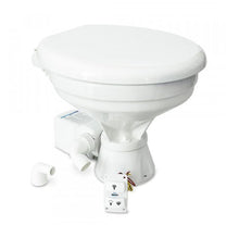 Load image into Gallery viewer, Albin 07 - 03 - 012 Marine Series Toilet, White Porcelain/White Thermoplastic Softclose Seat - Young Farts RV Parts