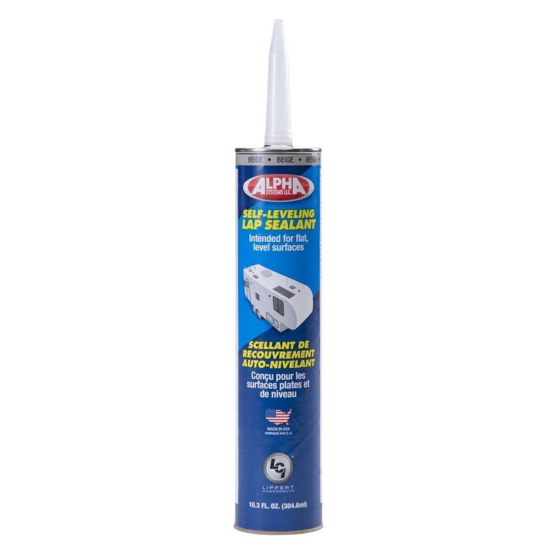 Alpha Systems 862148 - 1021 Tan Low VOC Self Leveling Sealant Tube - Young Farts RV Parts