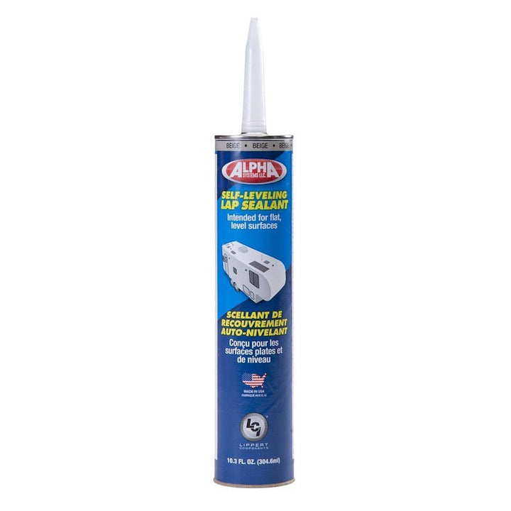 Alpha Systems 862148 - 1021 Tan Low VOC Self Leveling Sealant Tube - Young Farts RV Parts