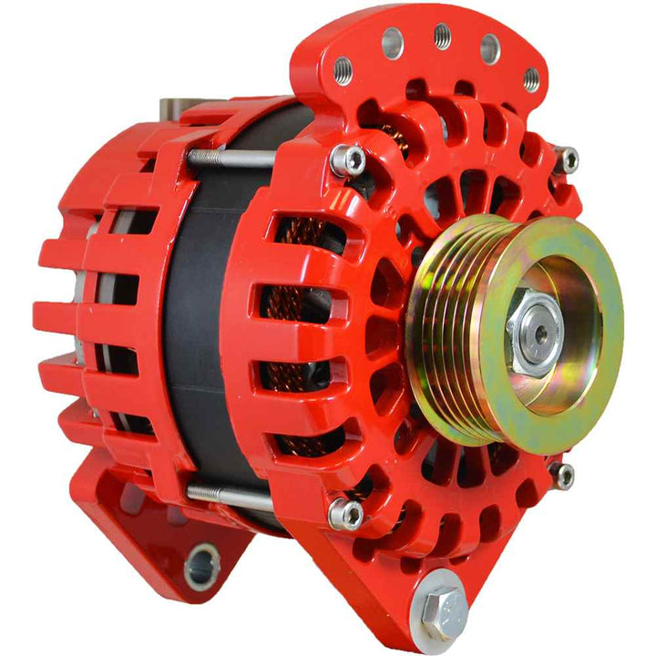 Alternator 3.15" Dual Foot Saddle K6 Serpentine Pulley - 170A - 12V - Young Farts RV Parts