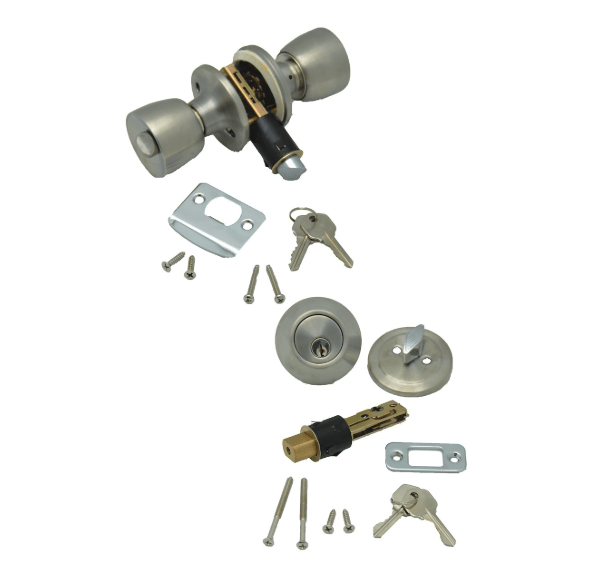 AP Products 013 - 234 - SS Entry Door Lock Kit - Young Farts RV Parts