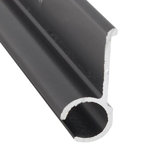 AP Products Awning Rail 16 Foot Length; Black - 021 - 50802 - 16 - Young Farts RV Parts