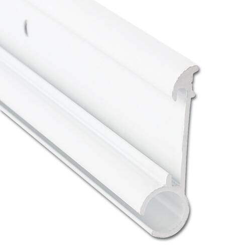 AP Products Awning Rail 16 Foot Length; Polar White - 021 - 51001 - 16 - Young Farts RV Parts