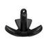 Attwood Marine Boat Anchor - River Fluke Style; 18 Pound; PVC Coated; Black; Cast Iron - 9946B1 - Young Farts RV Parts