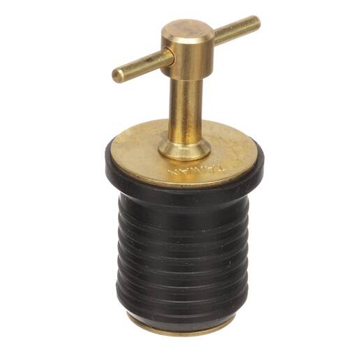 Attwood Marine Boat Drain Plug - T - Handle Plug - Without Chain - 1
