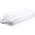 Attwood Marine Boat Fender - SoftSide Ribbed Cylinder; White Polymeric, Single - 9358 - 1 - Young Farts RV Parts