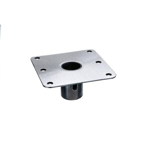 Attwood Marine Boat Seat Pedestal Base Plate - Snap Lock - Square - 7