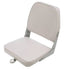 Attwood Marine Fishing Boat Seat - Low Back Padded Seat - Gray Plastic - 98395GY - Young Farts RV Parts