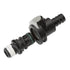 Attwood Marine Fuel Line Fitting Sprayless Connector - 1/4" To 3/8" FNPT - Black; Plastic - 8838US6 - Young Farts RV Parts