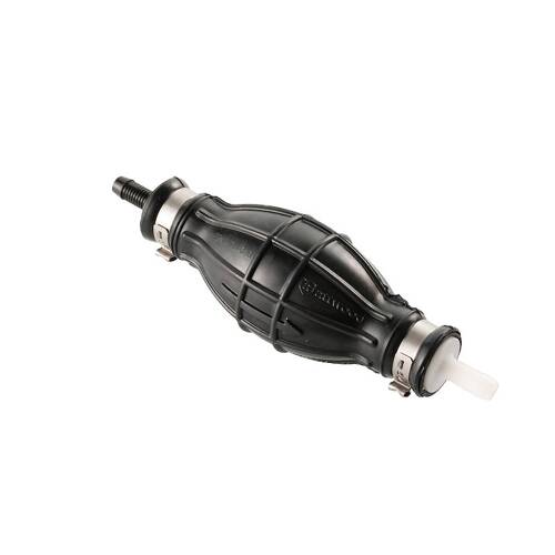 Attwood Marine Fuel System Primer Bulb - 5/16" Hose Barb - Black Stainless Steel Clamps - 93516LP7 - Young Farts RV Parts