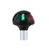 Attwood Marine Navigation Light - Pulsar 5090 Series - Round - Incandescent - Red/ Green Lens - 5092 - 12T1 - Young Farts RV Parts