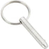 Attwood Marine Quick Release Pin - 6" Diam - Hitch Pin Only - Round Handle - Stainless; Single - 932 - Young Farts RV Parts