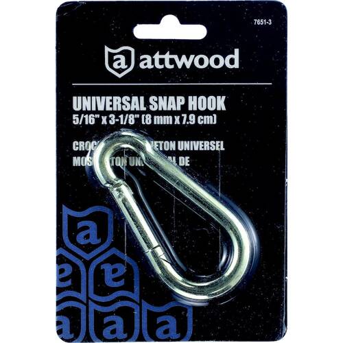 Attwood Marine Spring Loaded Carabiner - Oval - 5/16