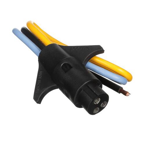 Attwood Marine Trolling Motor Power Plug - 12 Volt/ 24 Volt - W/ 6
