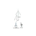 Attwood Marine Water Ski Tow Rope Pole - Fixed Height - 360° Swivel Head; Stainless Steel - 903 - 008 - T - S - Young Farts RV Parts