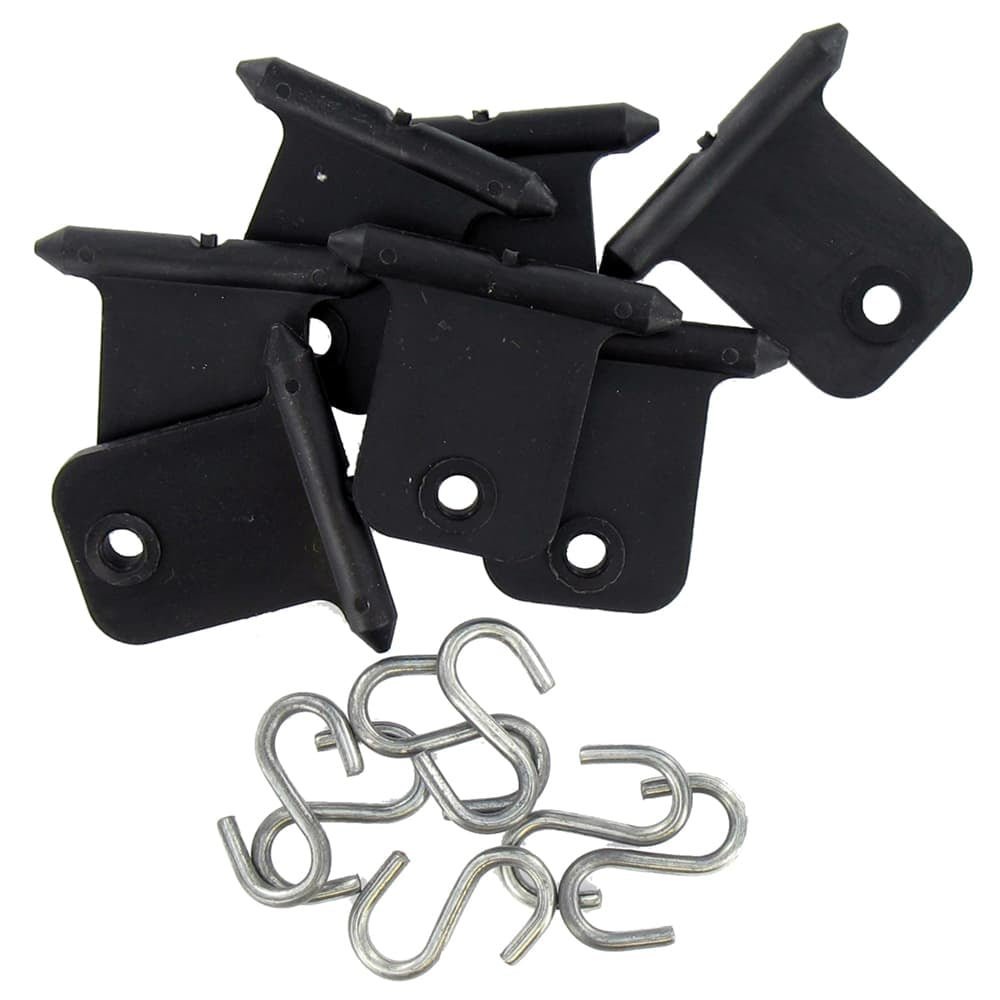 Awning Hangers Pkg/7 Black - Young Farts RV Parts