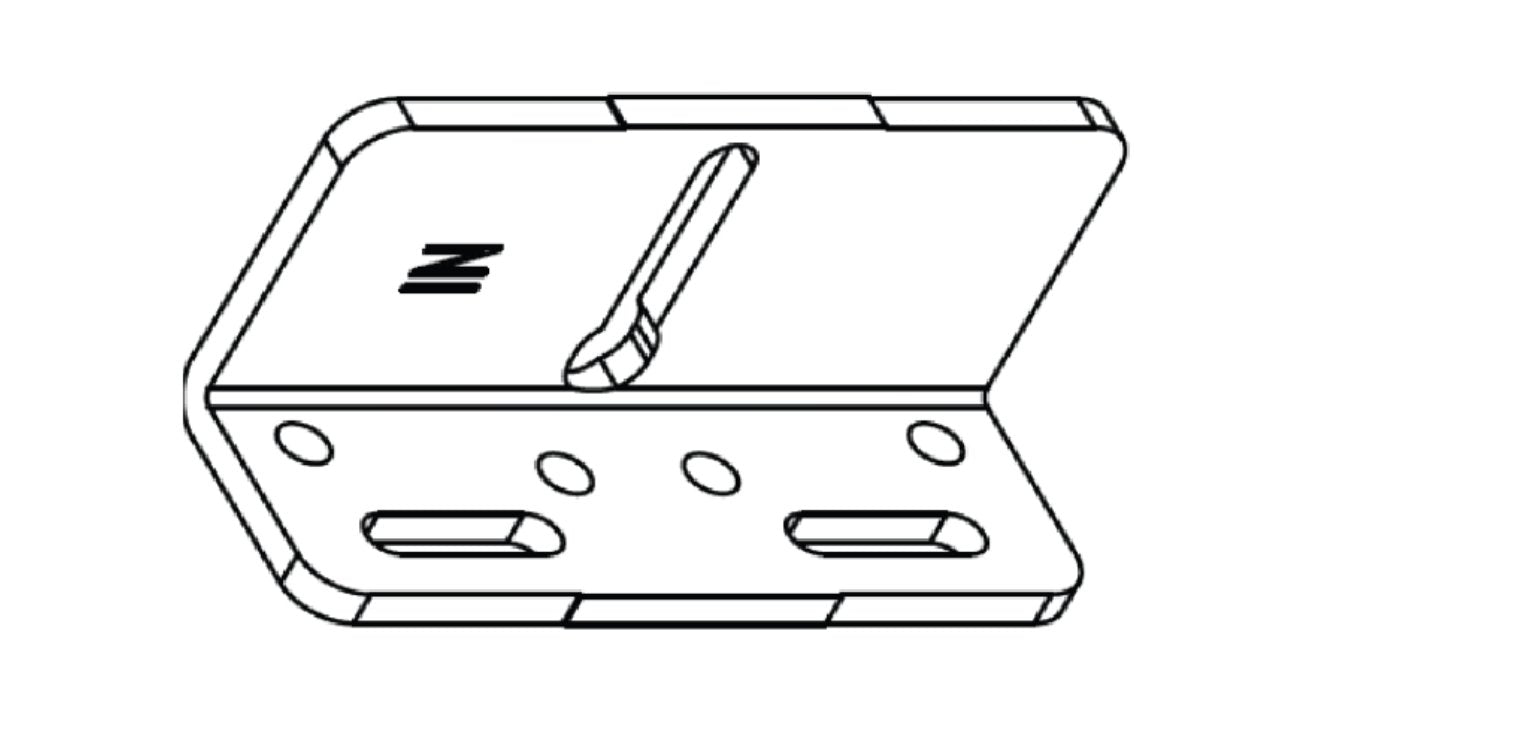 BAL RV P854196 accuslide standoff bracket *SPECIAL ORDER* - Young Farts RV Parts