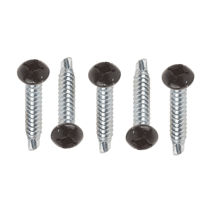 Black Pan Head #8 Square Recess Screw 1", 500 Pack - Young Farts RV Parts
