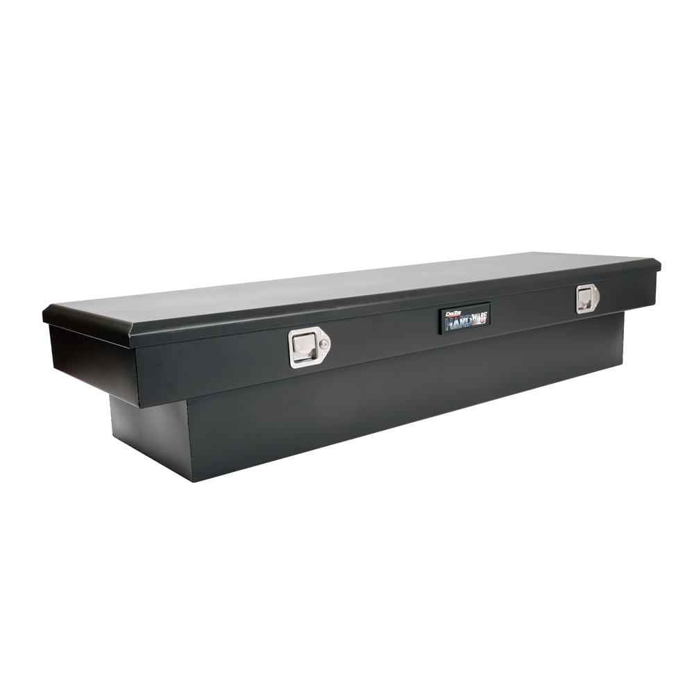Black Steel Toolbox Single Lid Full - Young Farts RV Parts