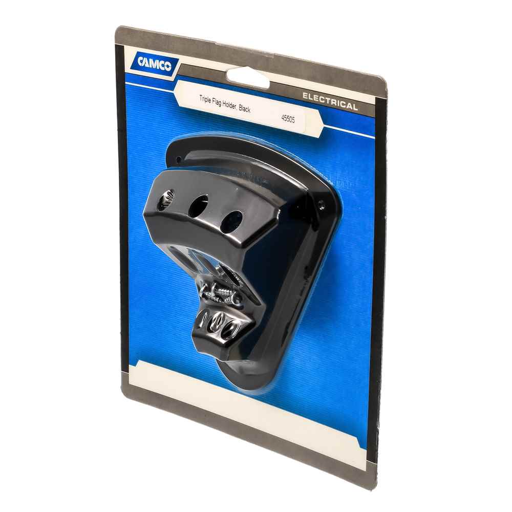Black Triple Flag Holder - Young Farts RV Parts