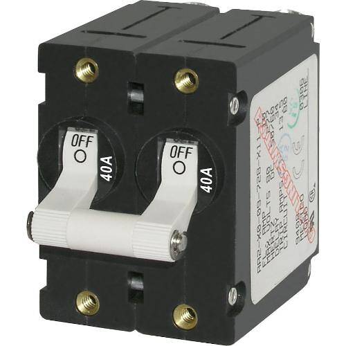 BLUE SEA A Series Circuit Breaker - 40 Amps/120/240 Volt AC/32 Volt DC - 7240 - BSS - Young Farts RV Parts