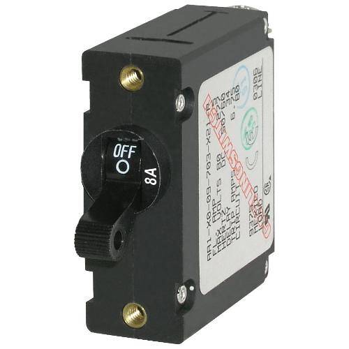 BLUE SEA A Series Circuit Breaker - 8 Amps/240 Volt AC/65 Volt DC - 7347 - BSS - Young Farts RV Parts