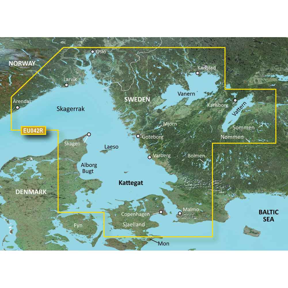 BlueChart g3 Vision HD - VEU042R - Oslo to Trelleborg - microSD /SD - Young Farts RV Parts