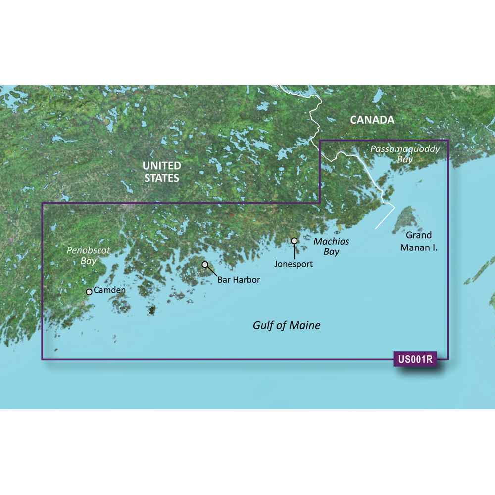 BlueChart g3 Vision HD - VUS001R - North Maine - microSD /SD - Young Farts RV Parts