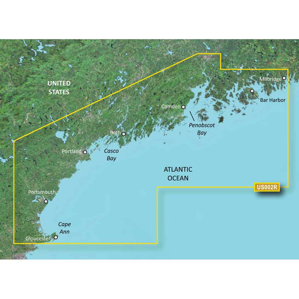 BlueChart g3 Vision HD - VUS002R - South Maine - microSD /SD - Young Farts RV Parts