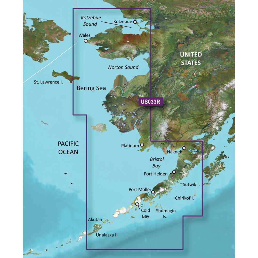 BlueChart g3 Vision HD - VUS033R - Bristol Bay - Kotzebue Snd. - microSD /SD - Young Farts RV Parts