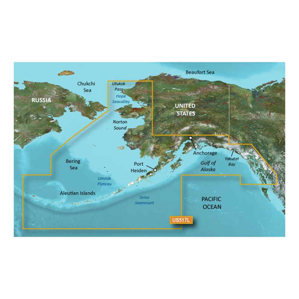 BlueChart g3 Vision HD - VUS517L - Alaska South - microSD /SD - Young Farts RV Parts