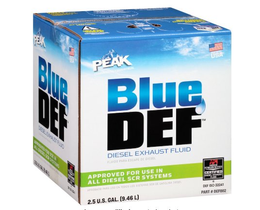 BLUEDEF 2.5 GAL - Young Farts RV Parts