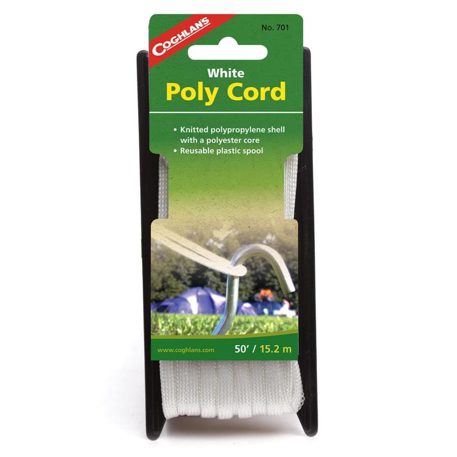 Braided Nylon Cord White - Young Farts RV Parts