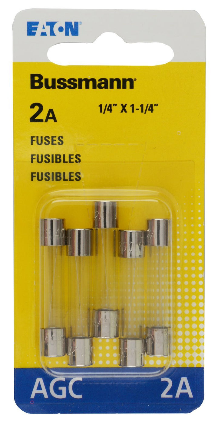 Bussman BP/AGC - 2 - RP AGC - 2 Fuses 5 - Pack - Young Farts RV Parts