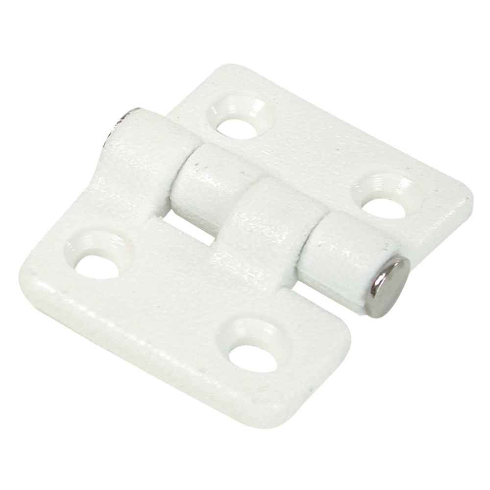 Butt Hinge - White Nylon - 1 - 1/2