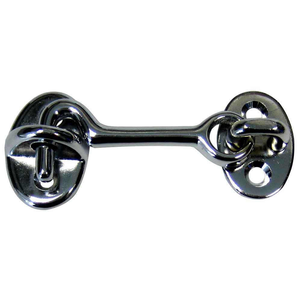 Cabin Door Hook - CP/Brass - 2