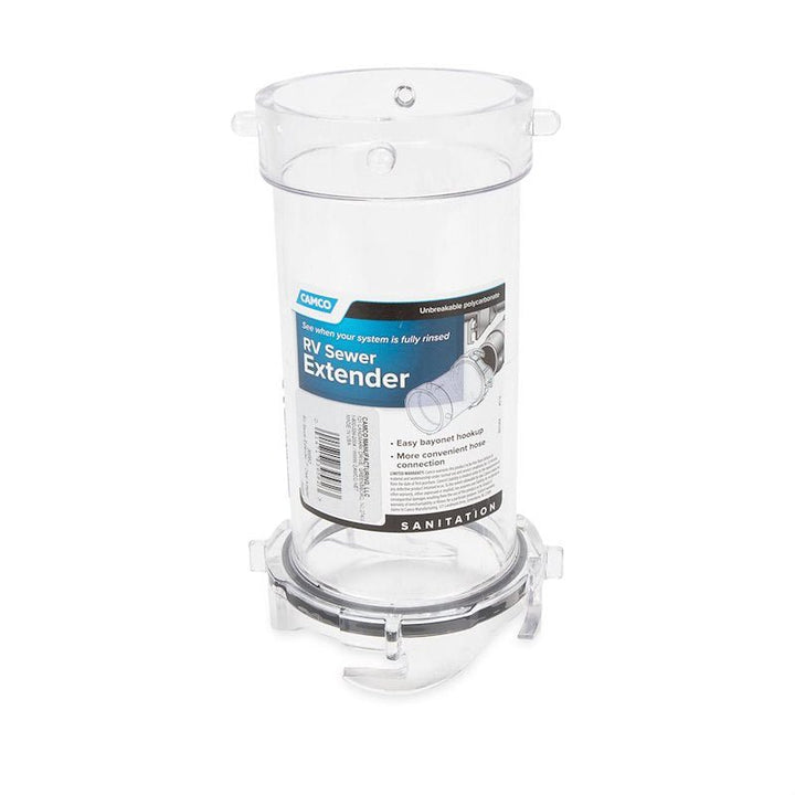 Camco 39582 7" Clear Sewer Hose Adapter - Young Farts RV Parts