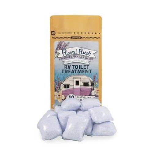 Camco 41490 Floral Flush Biological Waste Holding Tank Treatment - Vanilla - Young Farts RV Parts