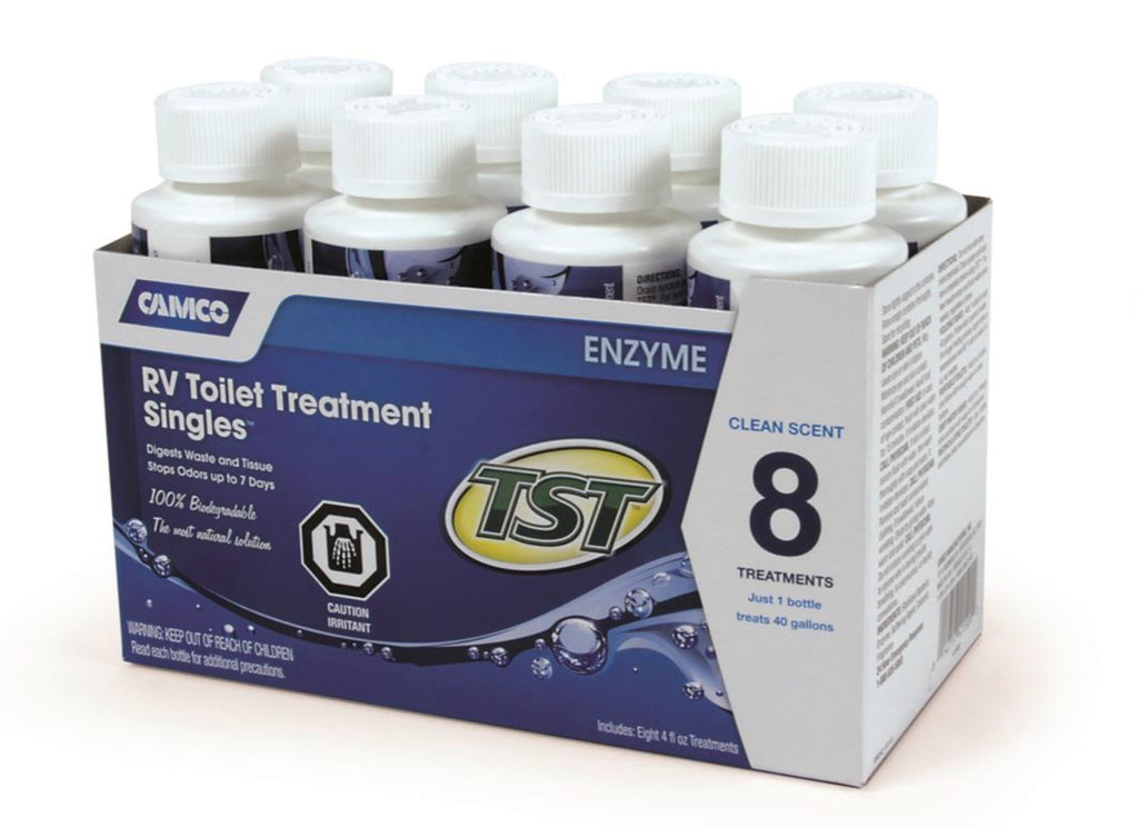 Camco 41500 TST Waste Holding Tank Treatment, (8)4 Oz. Bottles - Young Farts RV Parts