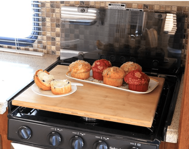 Camco 43571 Universal Fit Stove Top Cover; 19 - 1/2