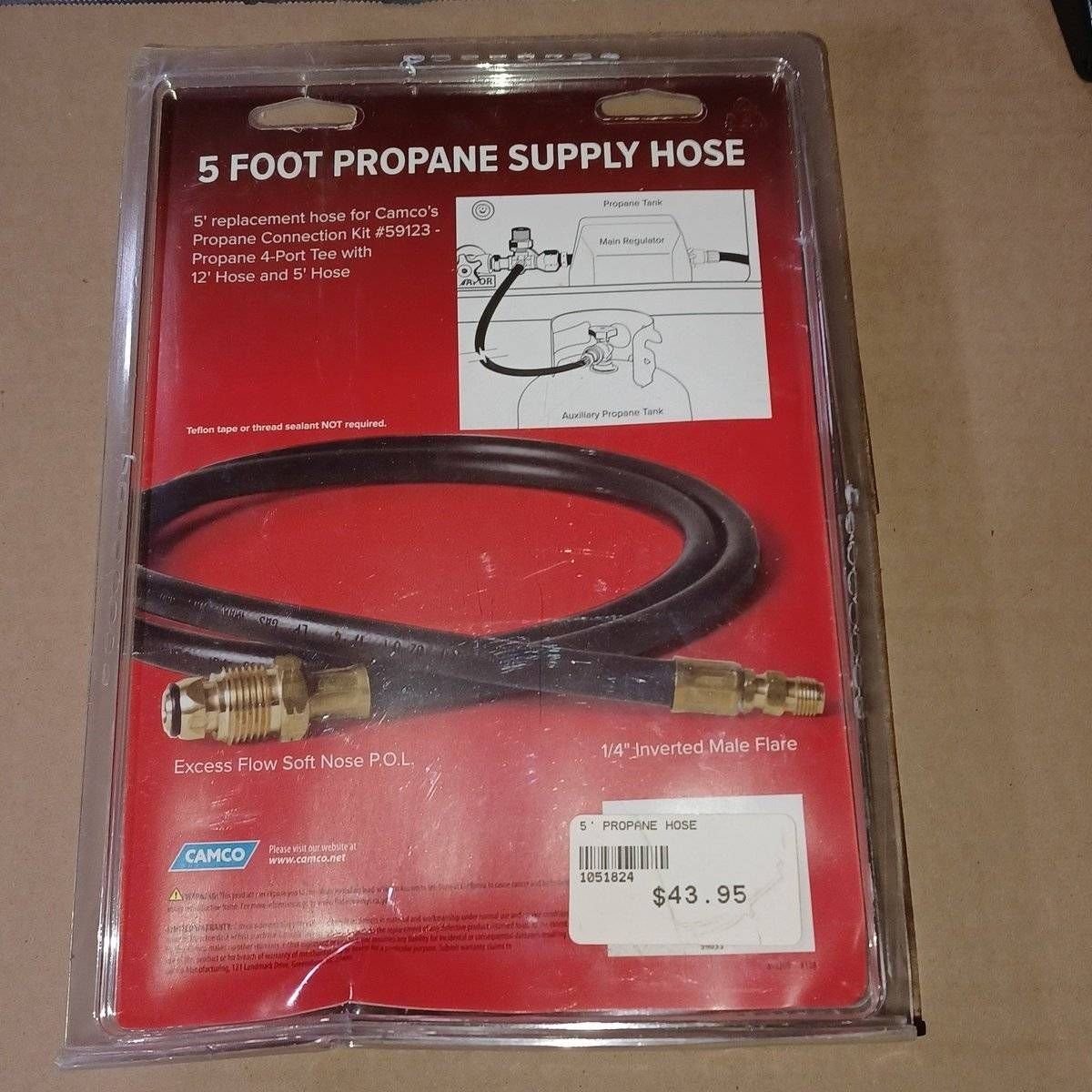 Camco 5 Foot Propane Supply Hose - Young Farts RV Parts