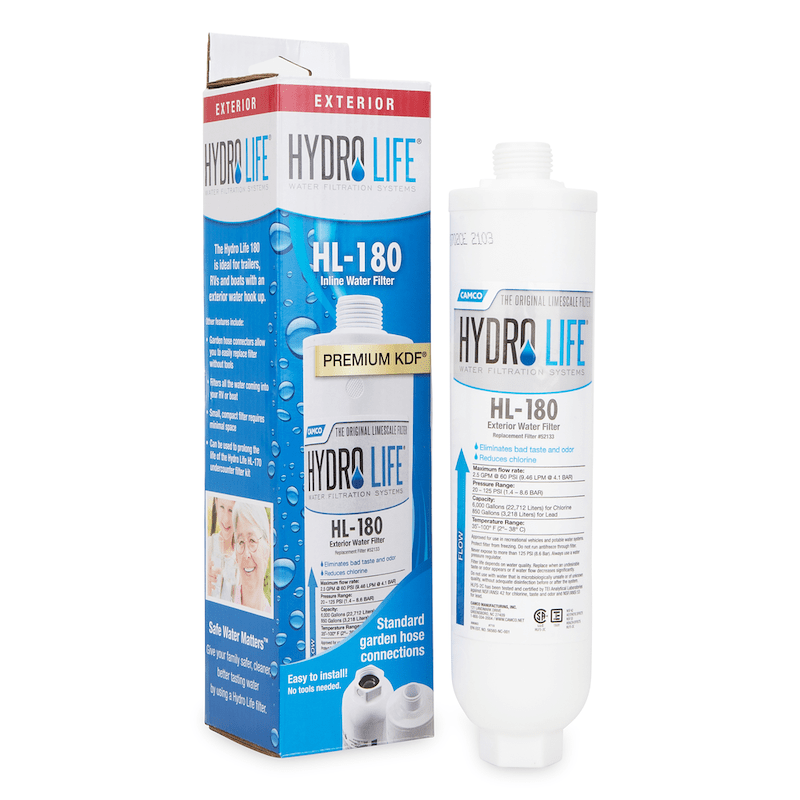 Camco 52133 Hydro Life In - Line Fresh Water Filter - Young Farts RV Parts