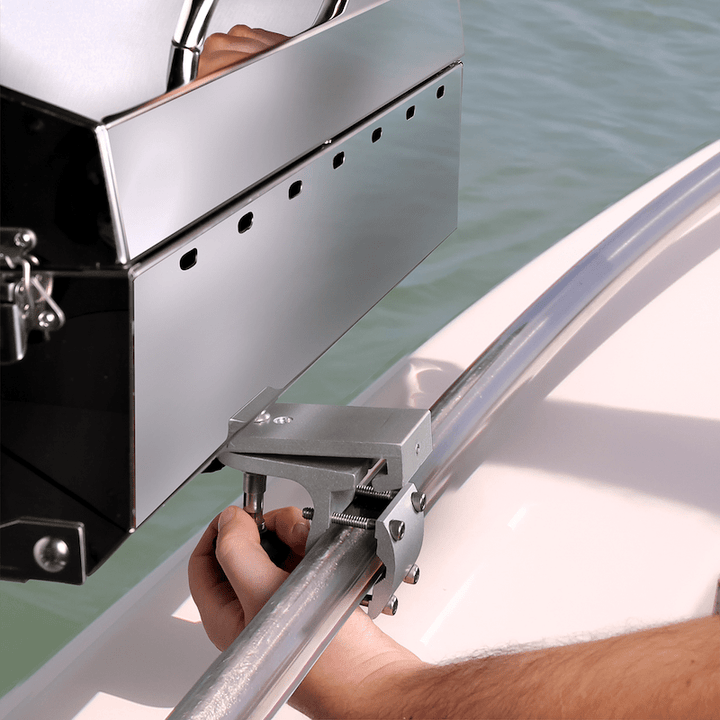 Camco Marine 58195 Kuuma Barbeque Grill Mount - Young Farts RV Parts